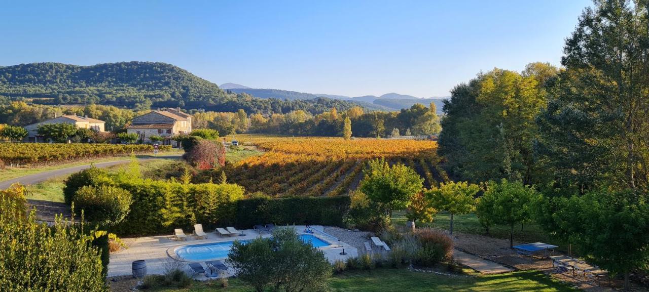 Mas Lou Parpaioun Bed and Breakfast Crestet Exteriör bild